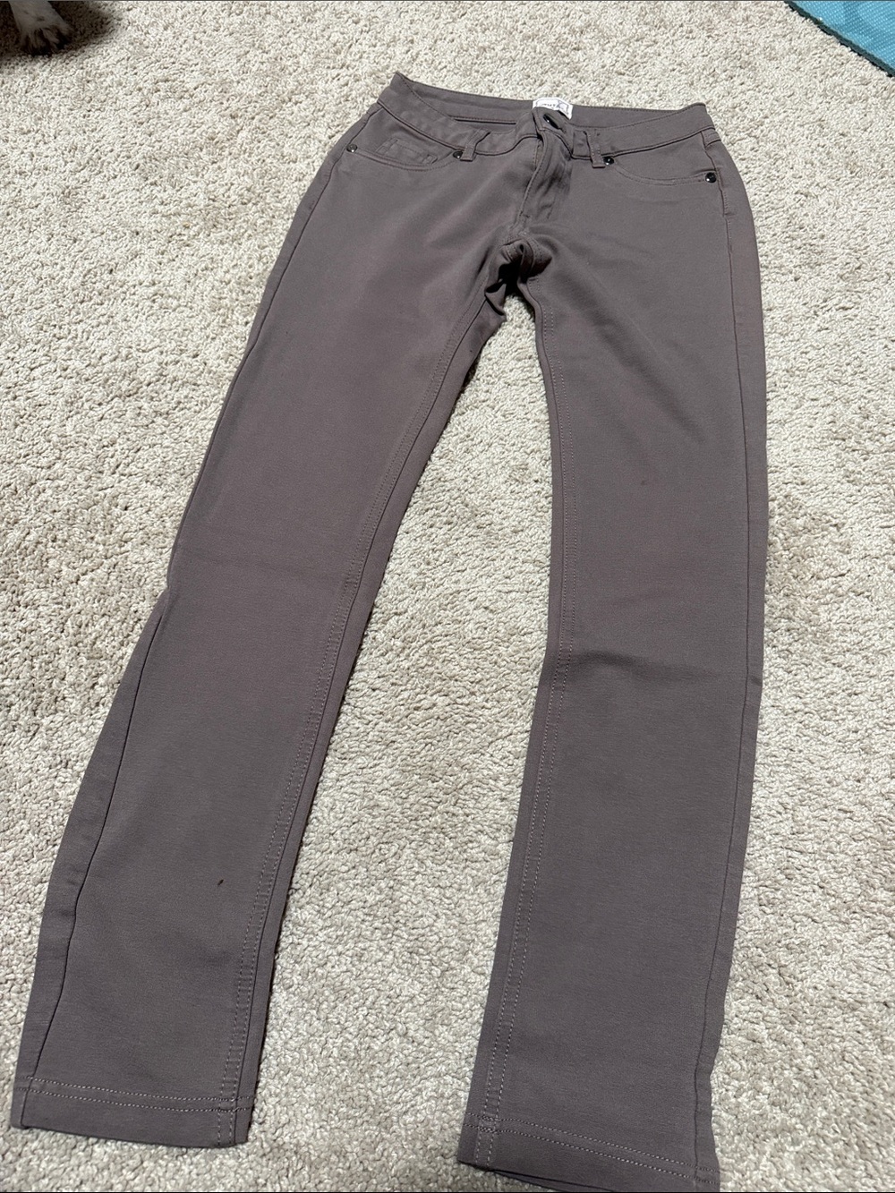 Timing Straight Leg Jeans — Smoky Taupe